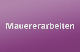 Mauererarbeiten